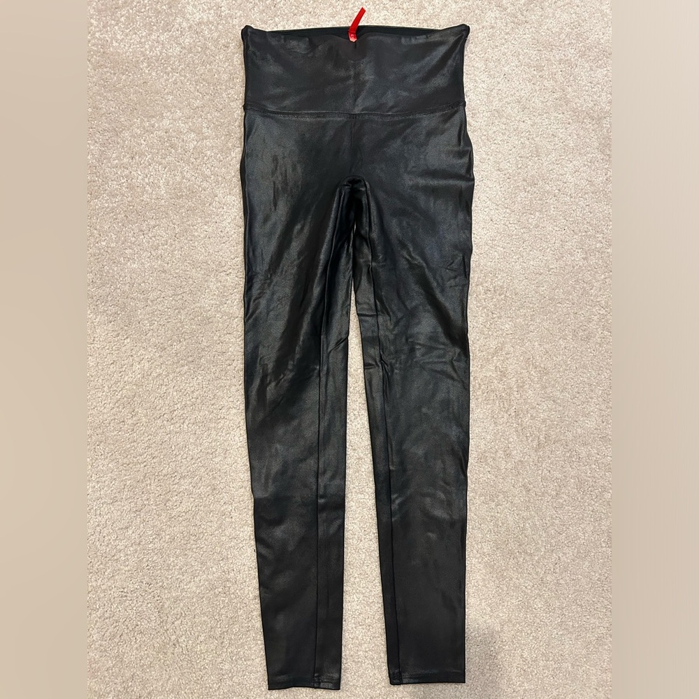 Spanx Faux Leather High-Waist Leggings